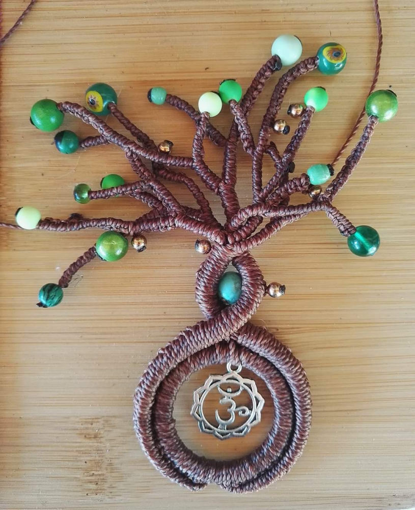 Arbre macramé marron ohm